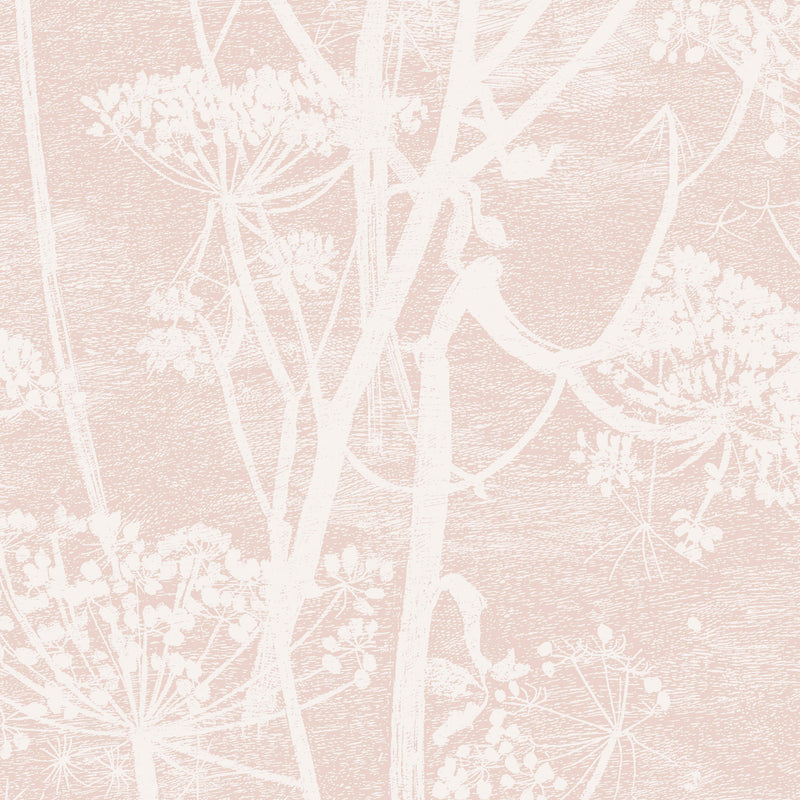 Cow Parsley Grey Rose Gold Wallpaper