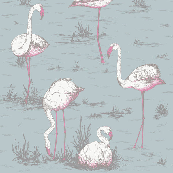 Cole & Son 'Flamingos' Fabric F111/3010