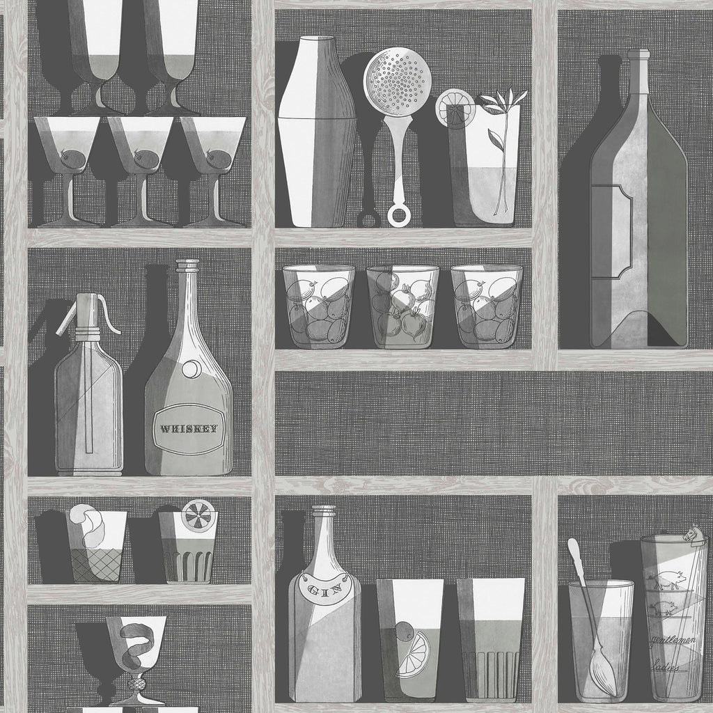 Cole and Son Fornasetti 'Cocktails' Wallpaper 114/23045