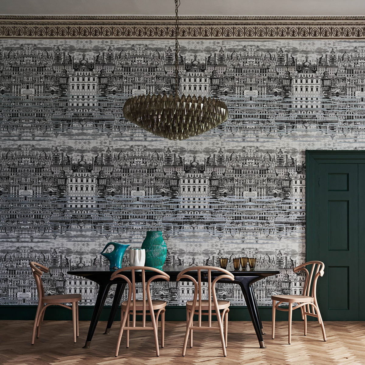 Cole and Son Fornasetti 'Riflesso' Wallpaper – Jane Richards Interiors