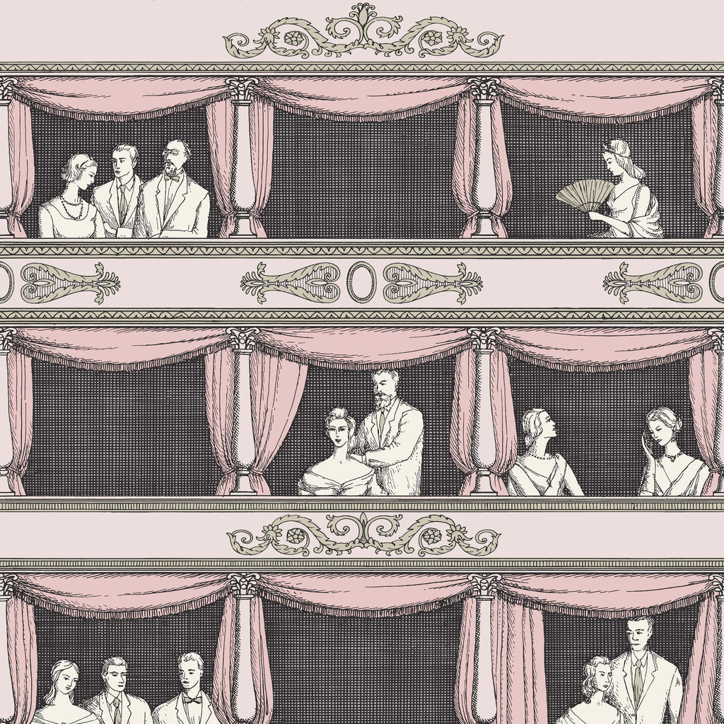 Cole and Son Fornasetti 'Teatro' Wallpaper 114/4008