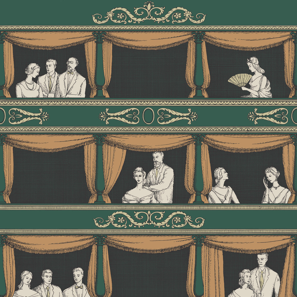 Cole and Son Fornasetti 'Teatro' Wallpaper 114/4009