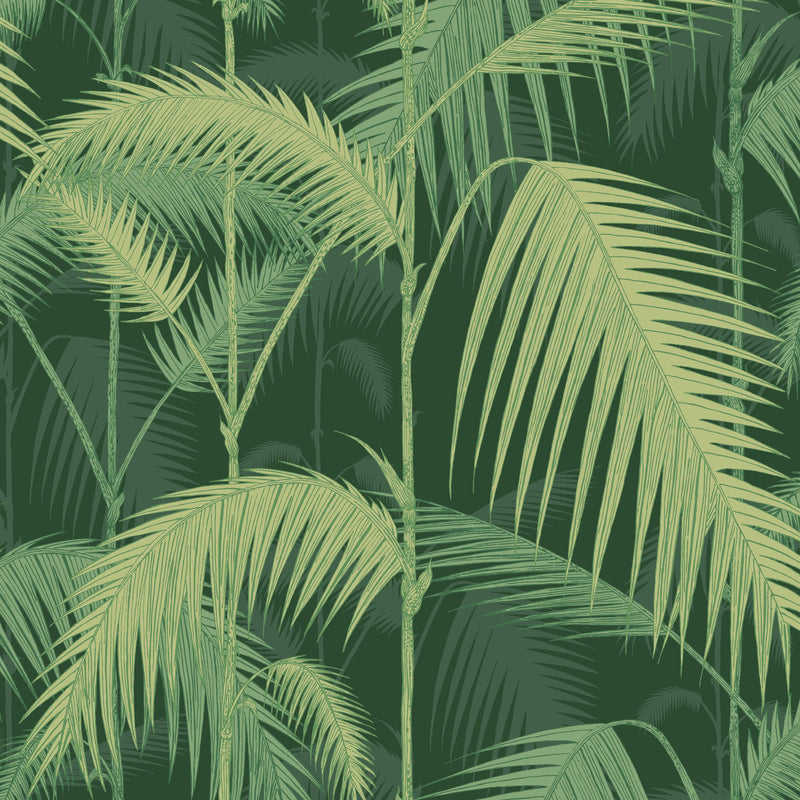 Cole and Son Palm Jungle Wallpaper Forest Green 112/1003