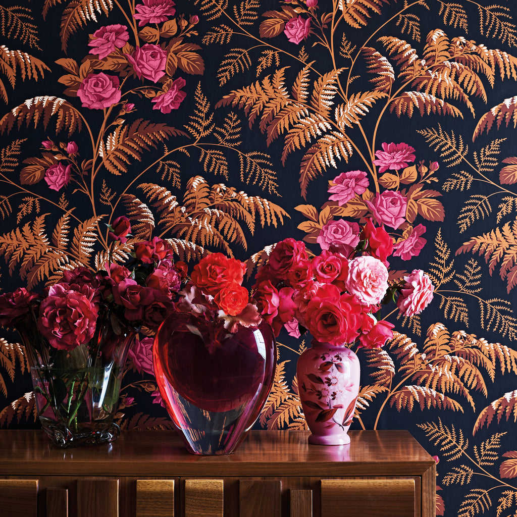 Cole & Son Rose Wallpaper 115/10029 Roomset