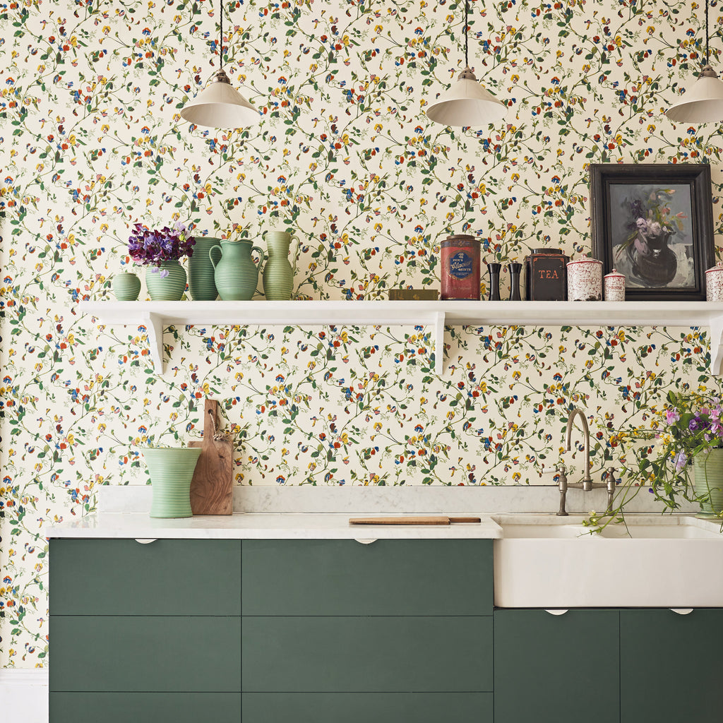 Cole & Son Sweet Pea Wallpaper 100/6032 Roomset