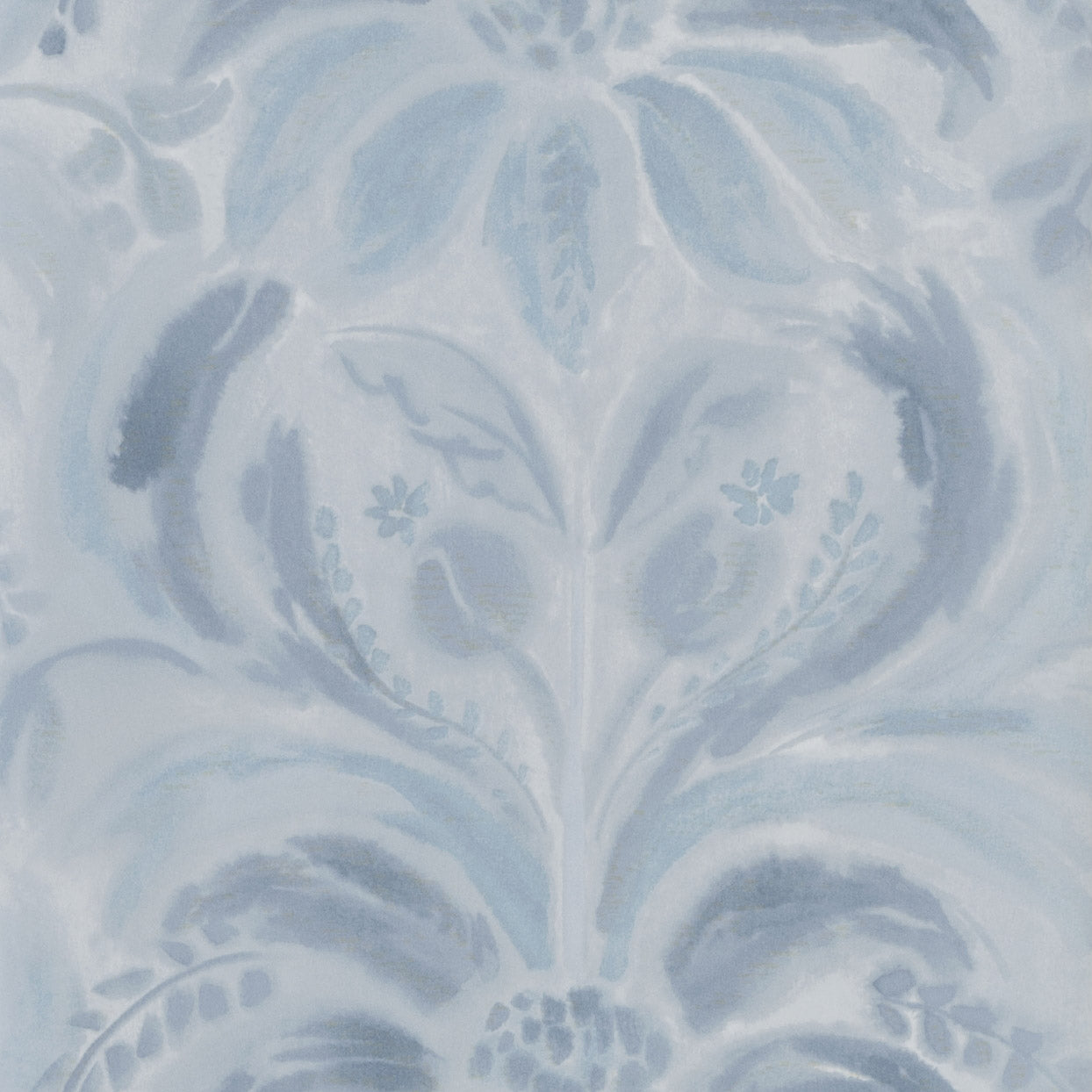 Designers Guild 'Angelique Damask' Wallpaper Indigo