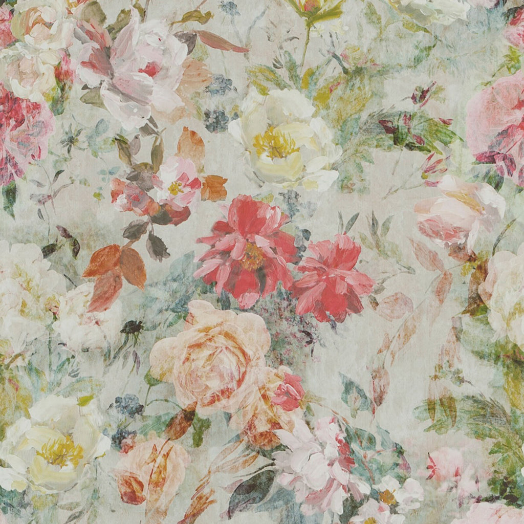 Designers Guild 'Marianne' Wallpaper Fuchsia Linen