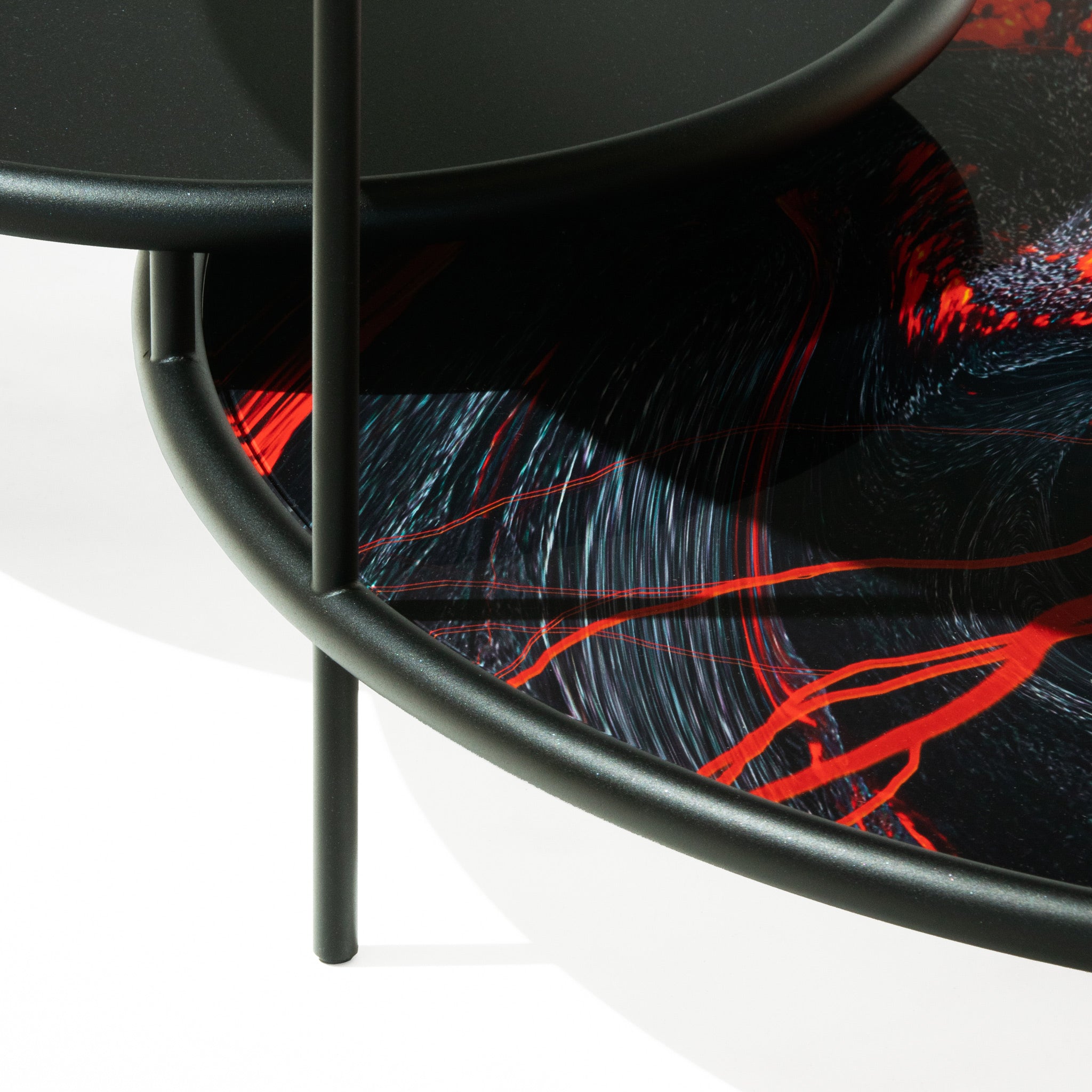 Driade 'Sangaku' Coffee Table - Black by Elena Salmistraro Detail