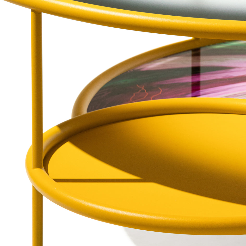 Driade 'Sangaku' Coffee Table - Yellow by Elena Salmistraro Close Up