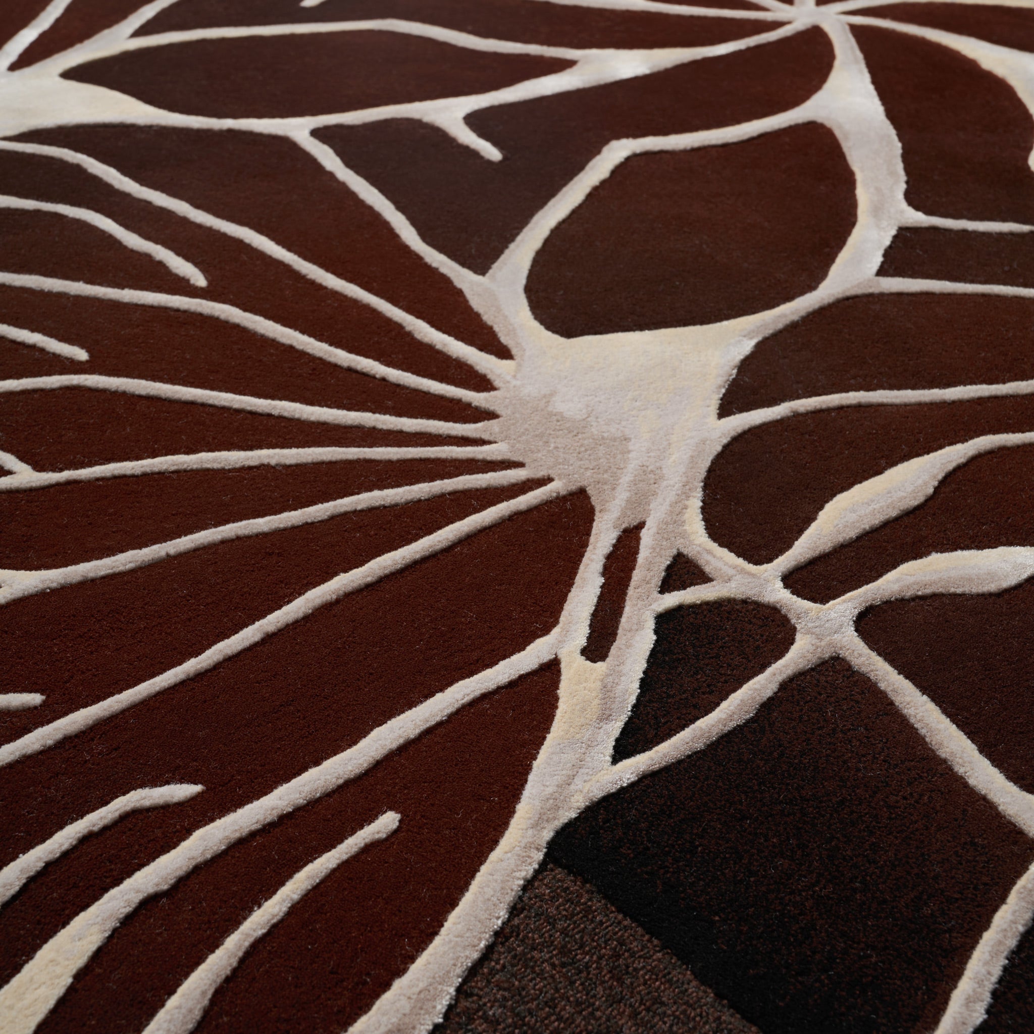 Edward Fields 'Taxonomy / Venation' Rug by Bec Brittain Detail 1