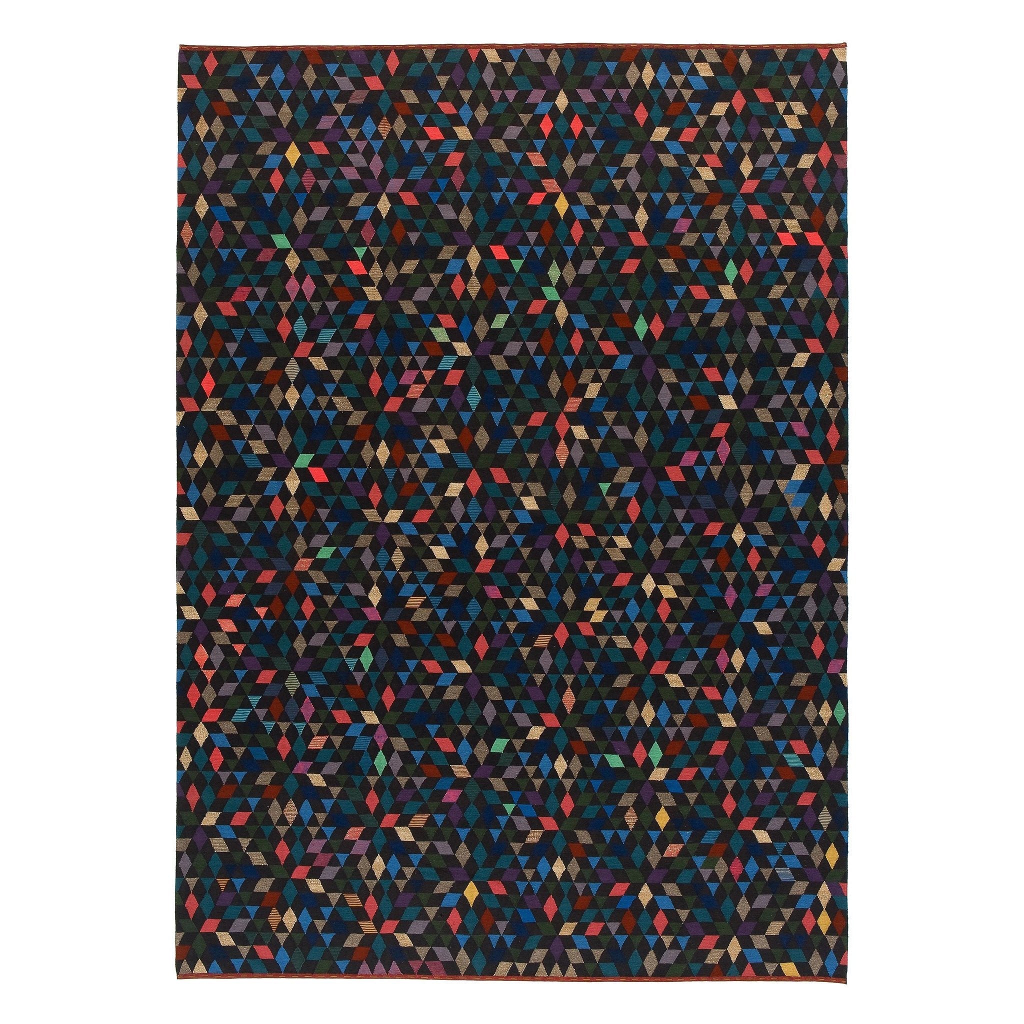 Golran 1898 Diamond Black Rug by Bertjan Pot