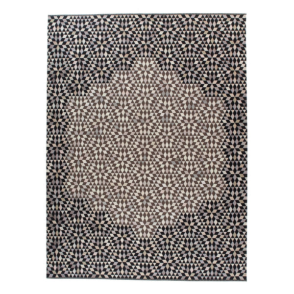 Golran 1898 Diamond Medallion Black & Cream Rug