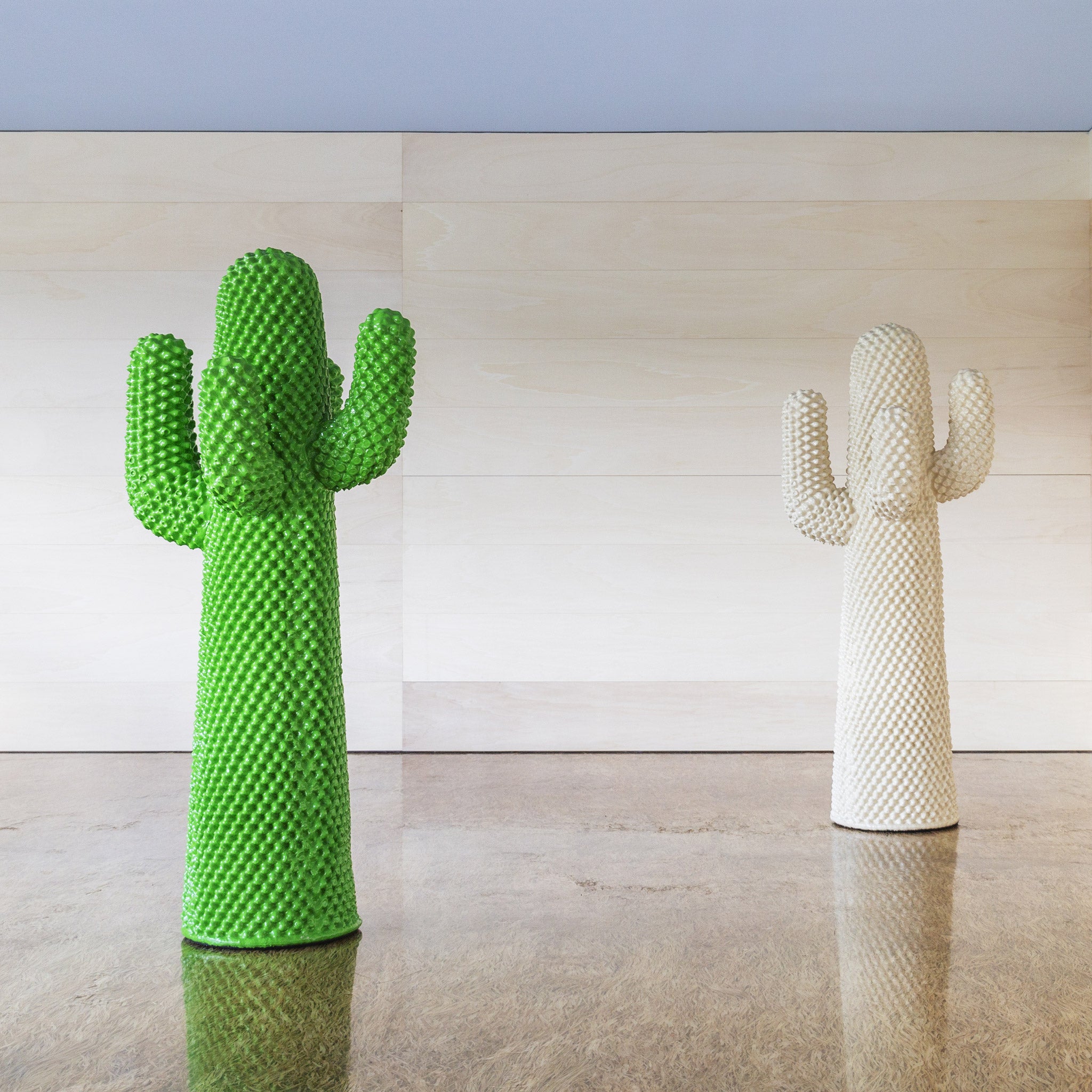 Gufram 'Another Green' Cactus Coat Stand Detail Roomset White