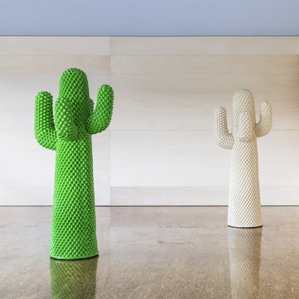 Gufram 'Another Green' Cactus Coat Stand Detail Roomset White