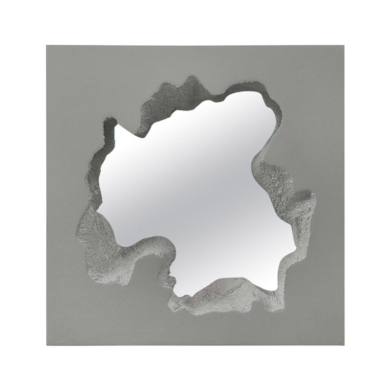 Broken Mirror Square - Grey