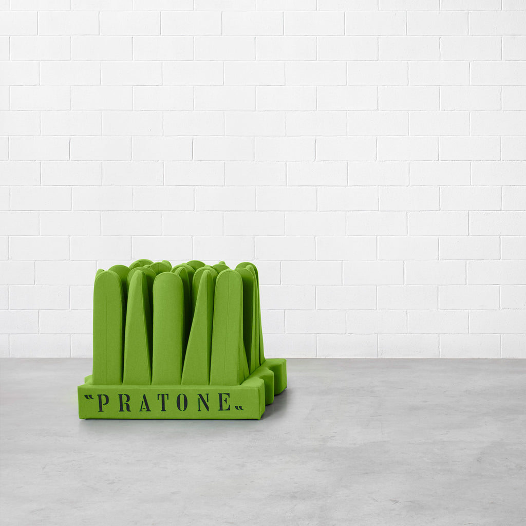 Gufram 'Pratone Forever' Green Chaise Lounge Room Scene
