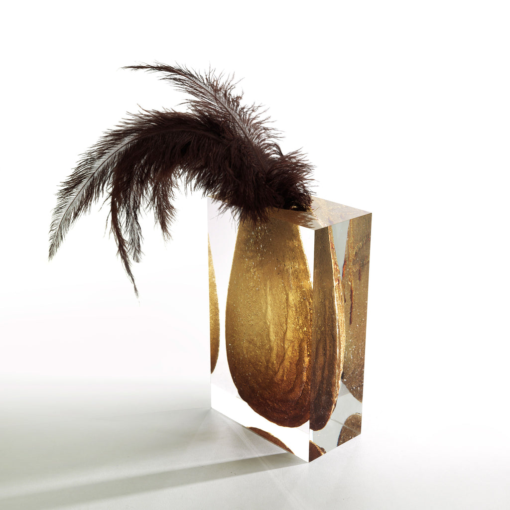 JCP 'Glacoja' Vase by Analogia Project Ochre