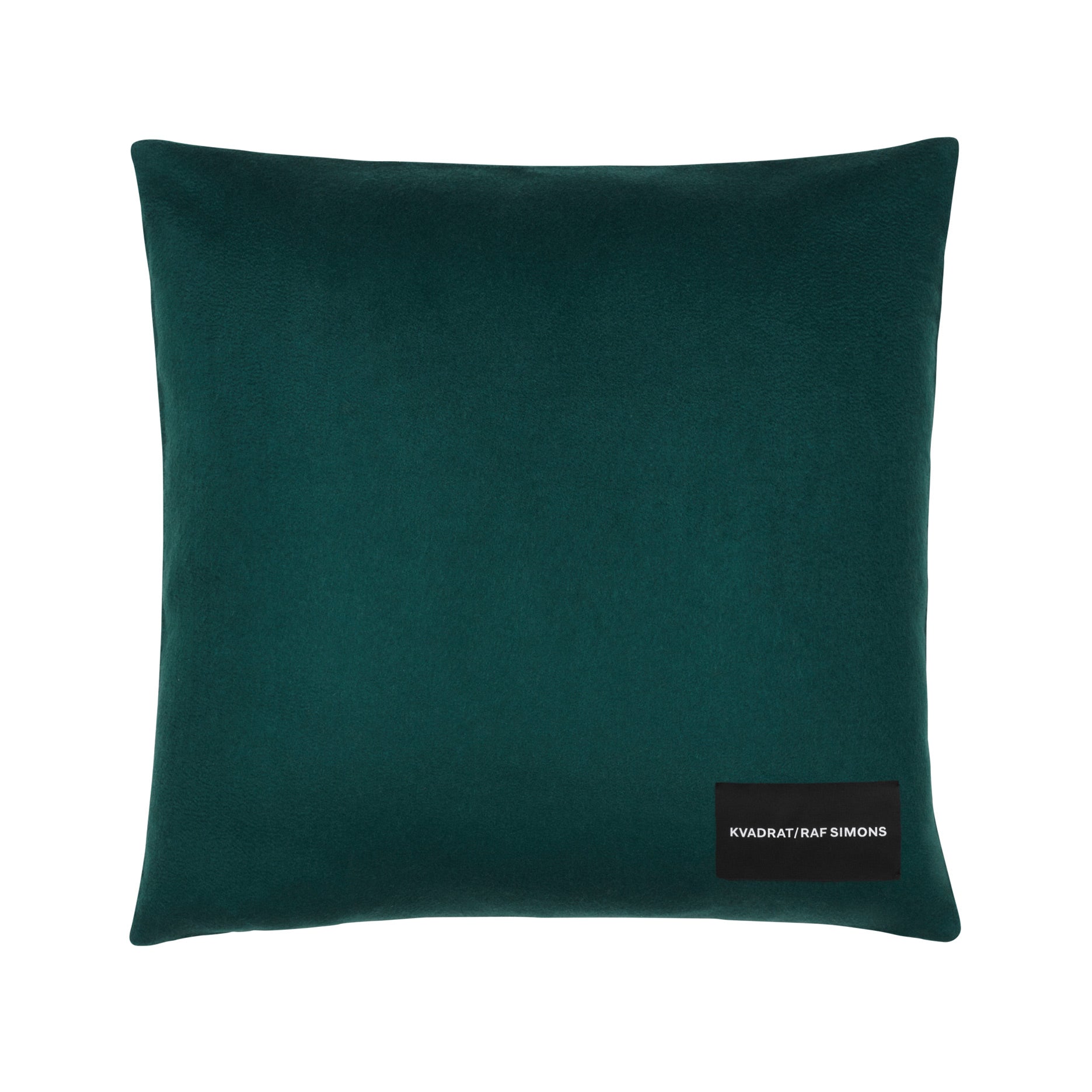 Kvadrat / Raf Simons 'Double Face' Cashmere Cushion - Pink/Dark Green