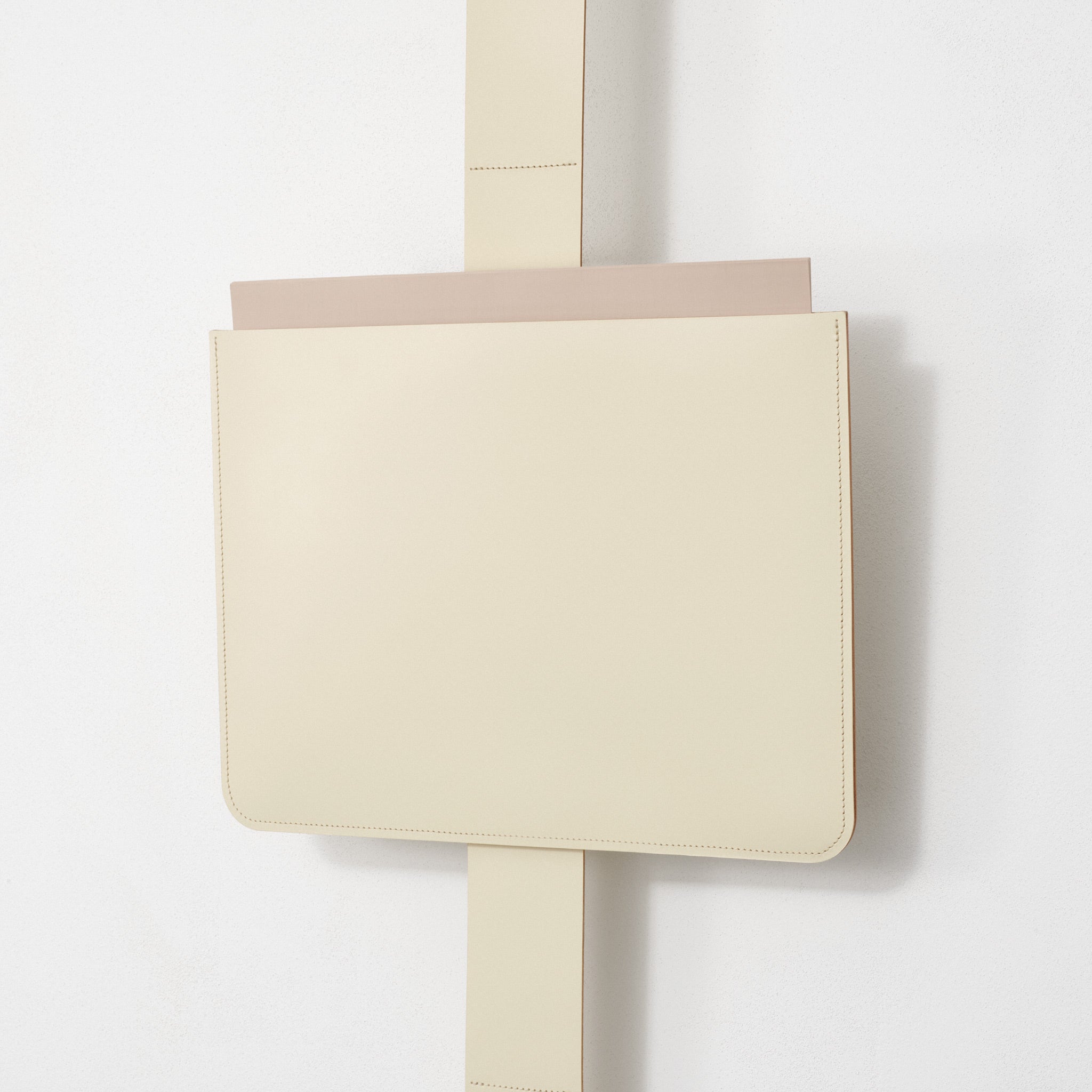 Kvadrat / Raf Simons 'Leather Sleeve' - Large Off White In-Situ