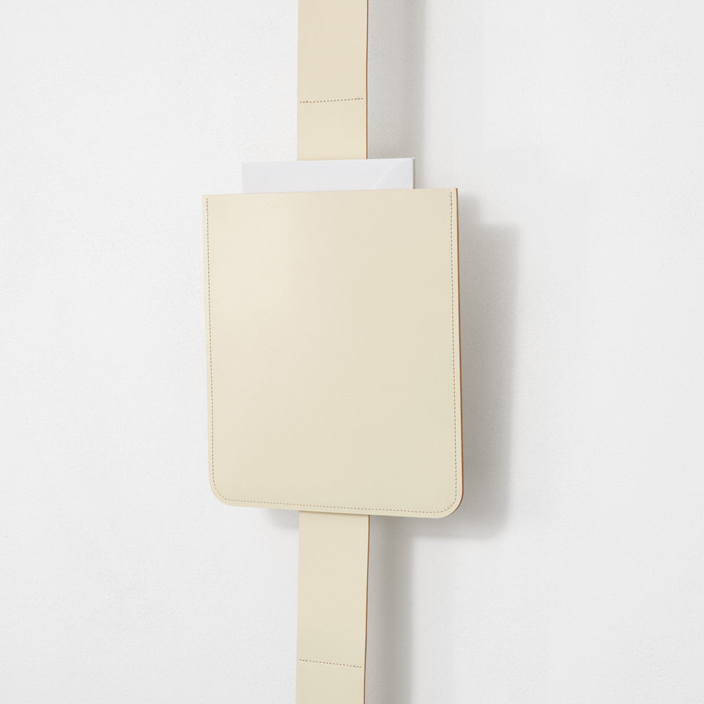 Kvadrat / Raf Simons 'Leather Sleeve' - Small Off White In-Situ
