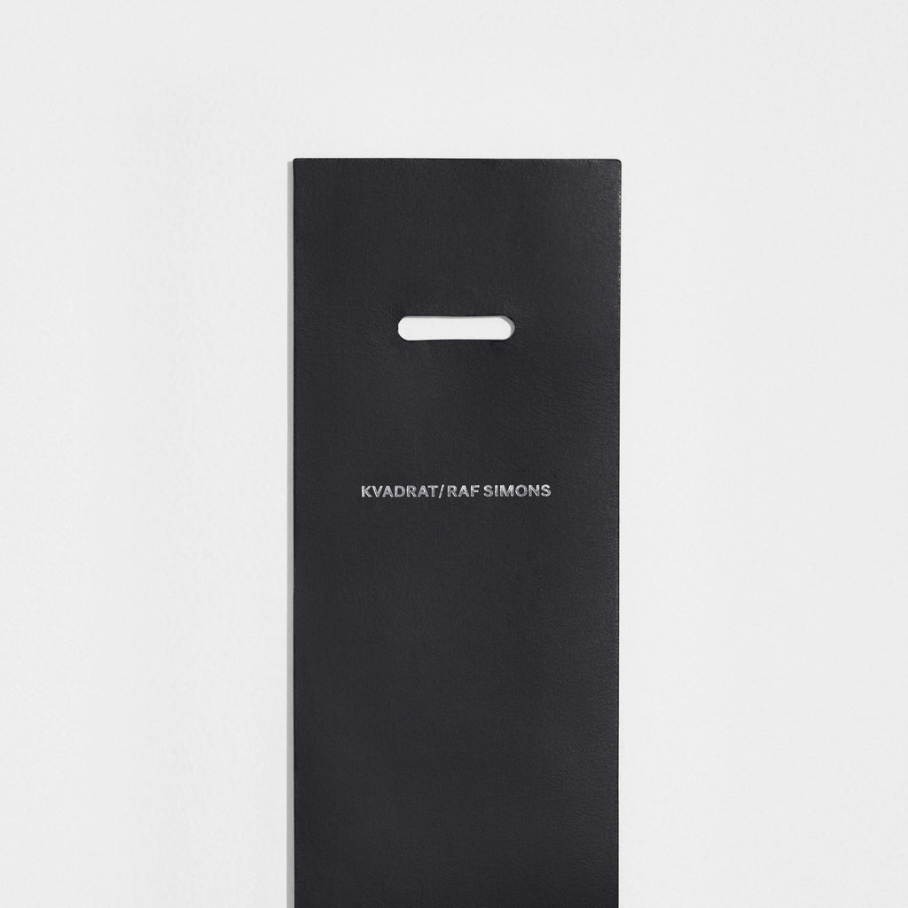 Kvadrat / Raf Simons 'Leather Strap' Black Detail