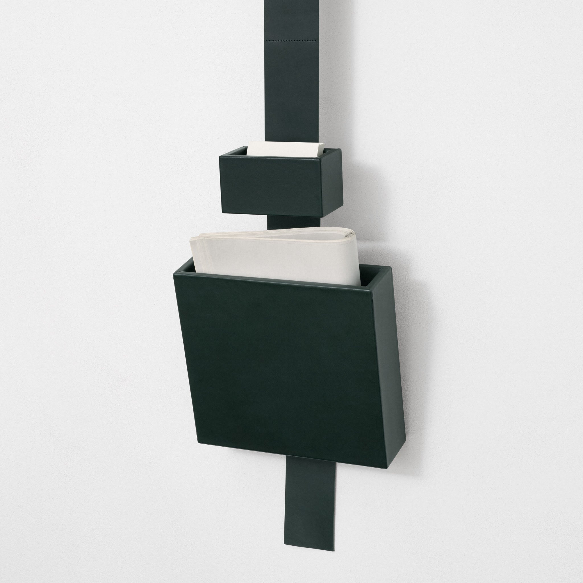 Kvadrat / Raf Simons 'Leather Strap' Duo DArk Green