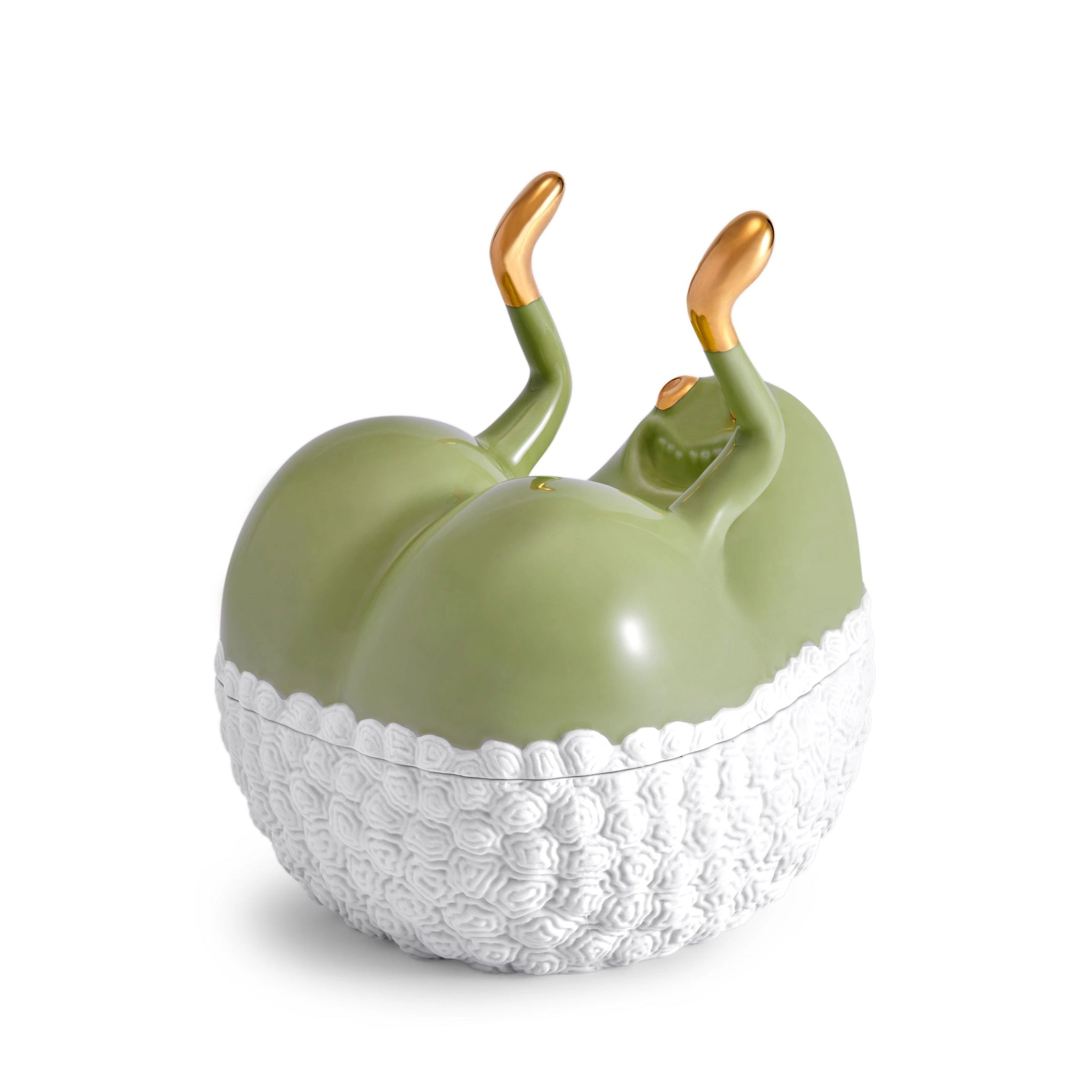 L'Objet x Haas Brothers 'Butts Up' Box - Matcha Angle