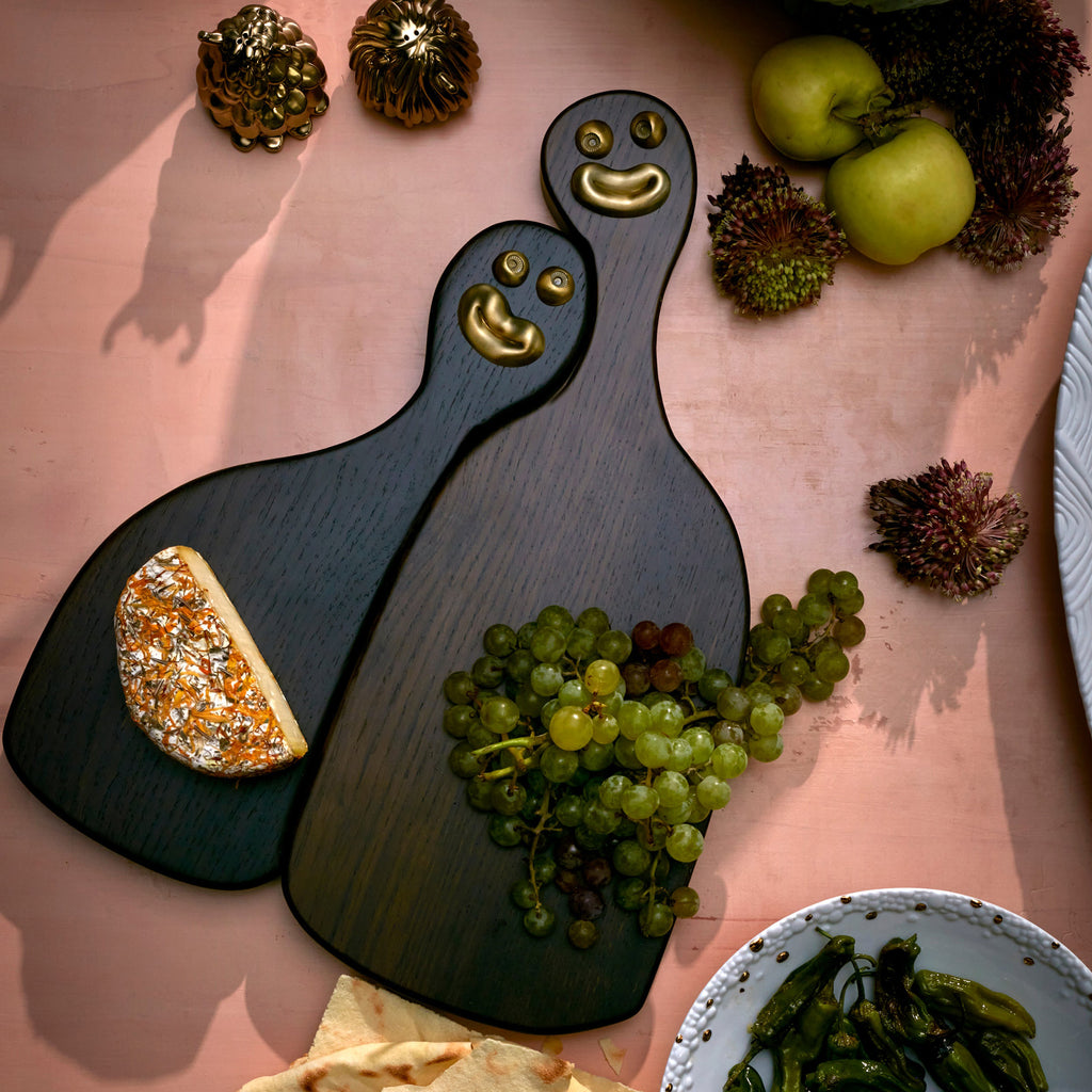 L'Objet x Haas Brothers 'Cheese Louise' Nested Cheese Boards (Set of 2) Grapes