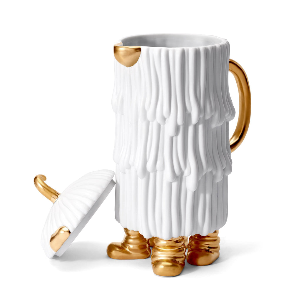 L'Objet x Haas Brothers 'Djuna' Coffee & Tea Pot - White Lid Off