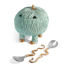 L'Objet x Haas Brothers Fox Salad Monster Serving Bowl - Blue/Green Serving Set