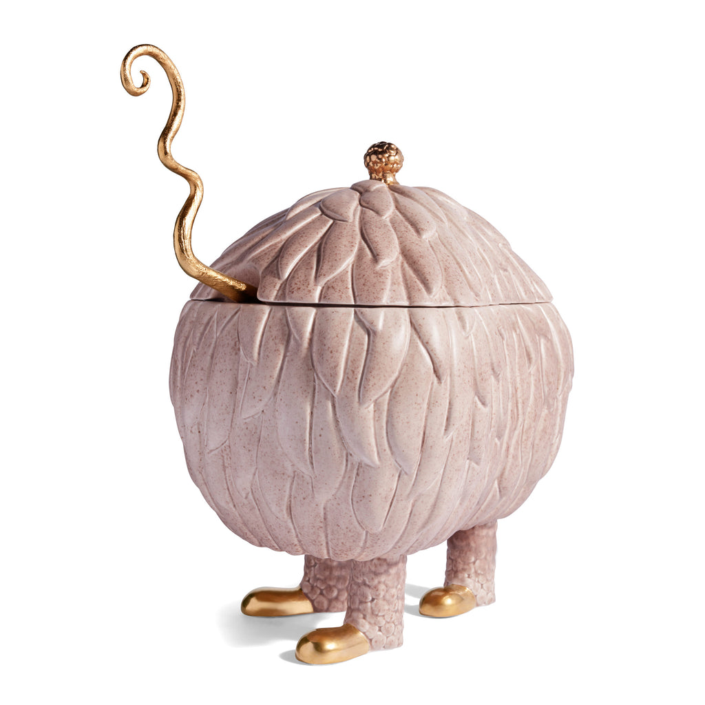 L'Objet x Haas Brothers Lukas Soup Monster Tureen - Pink Angle