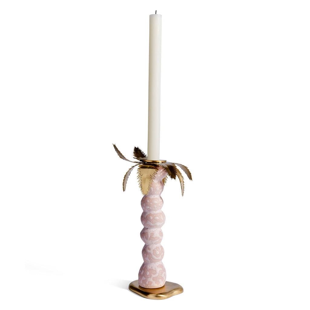 L'Objet x Haas Brothers 'Mojave Palm' Candlestick - Small Candle