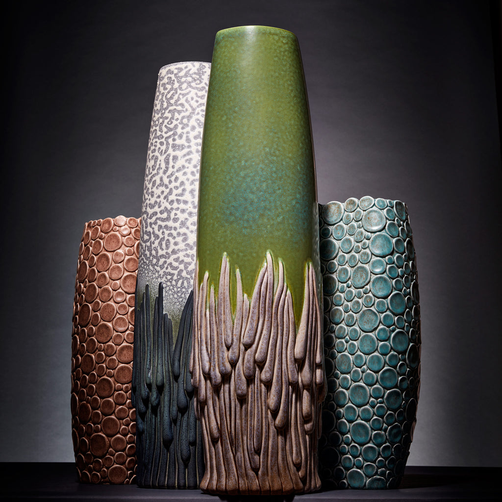 L'Objet x Haas Brothers Mojave Vase - Green Front Mood Group