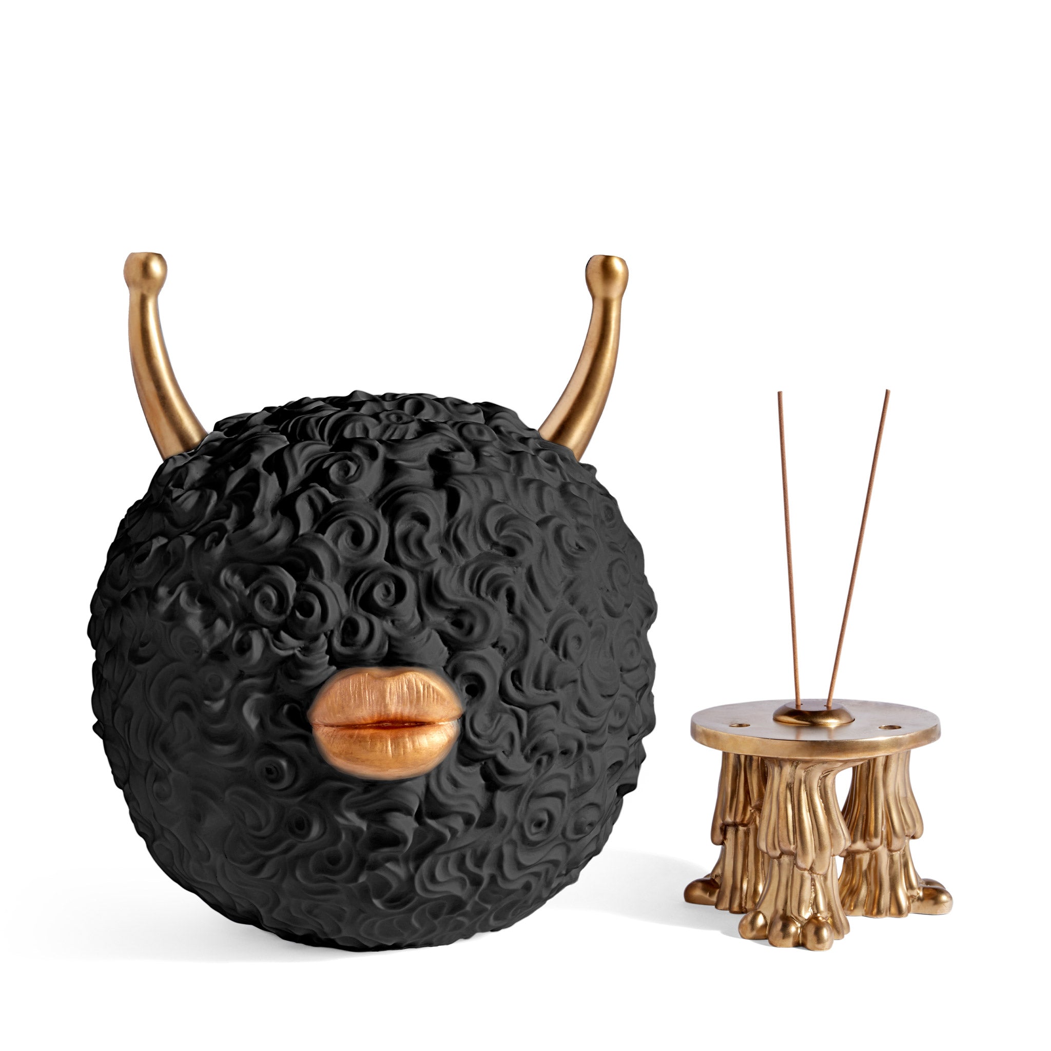 L'Objet x Haas Brothers 'Monster' Incense Burner - Black Base