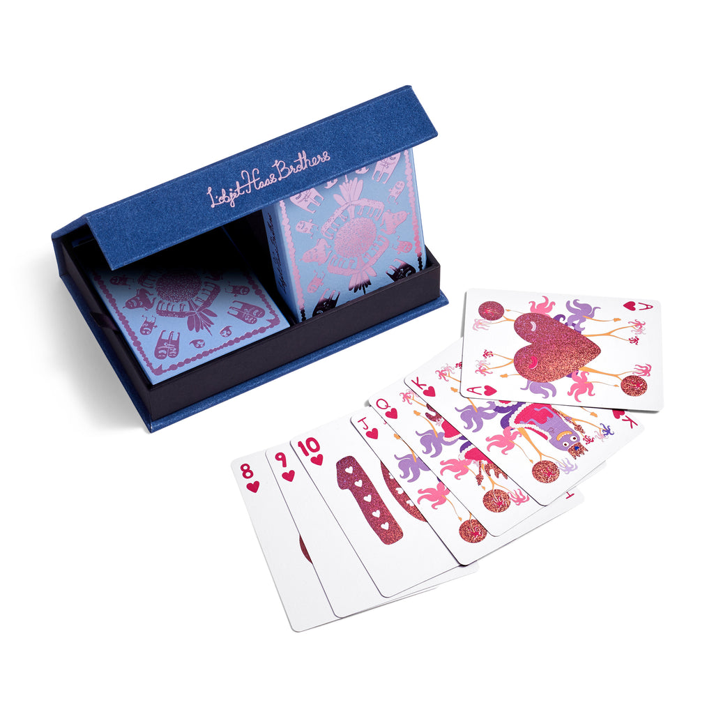L'Objet x Haas Brothers 'Playing Cards' Set of 2 Detail
