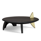 L'Objet x Kelly Behun 'Leaf' Flat Platter - Blackened Oak Angle