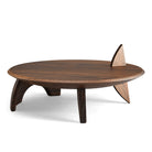 L'Objet x Kelly Behun 'Leaf' Flat Platter - Smoked Oak Angle