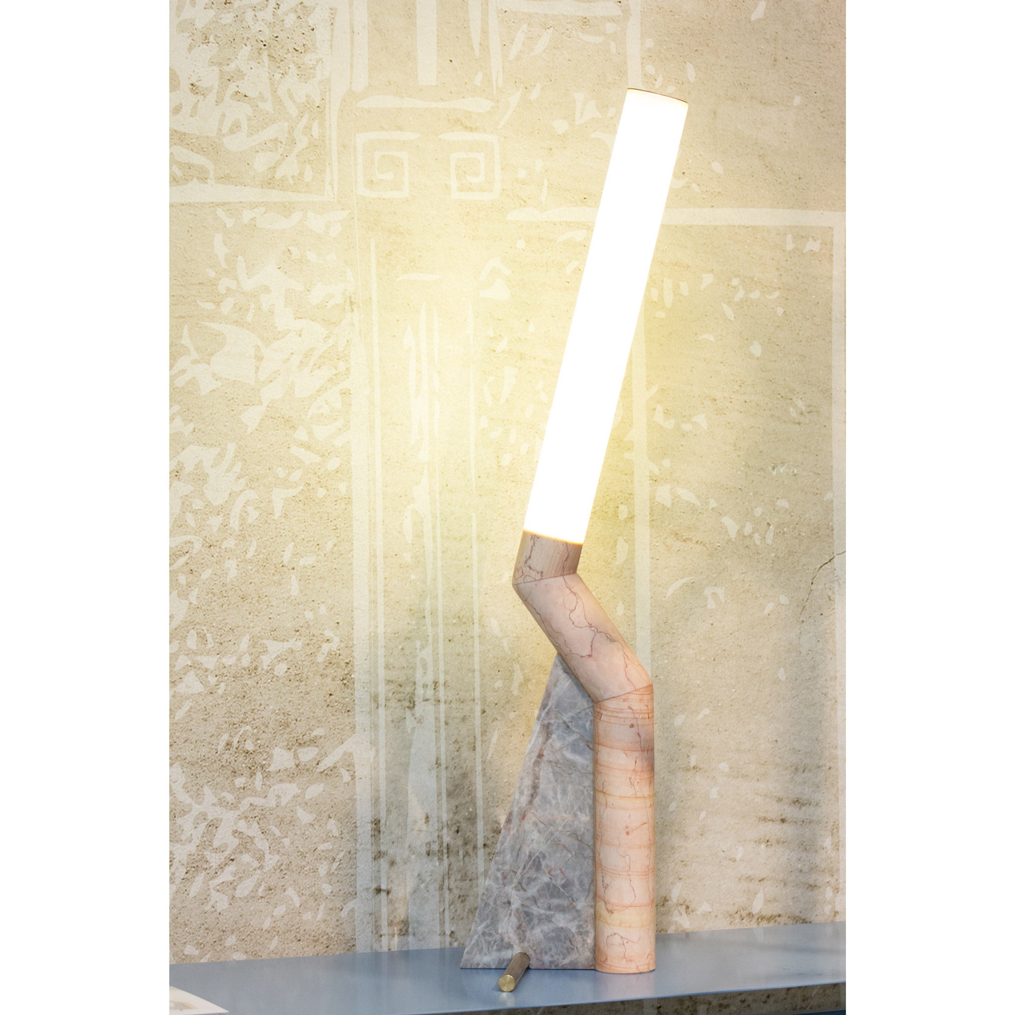 MMairo 'Heron Table' Light by Bec Brittain - Pink Roomset