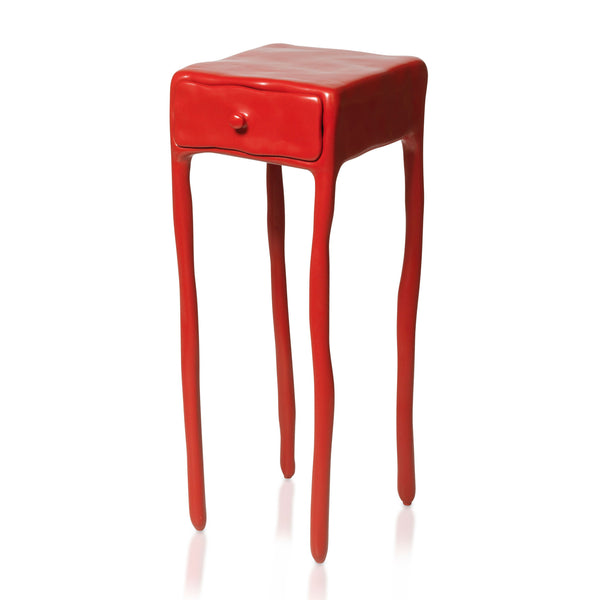 Maarten Baas Clay Table With Drawer Red