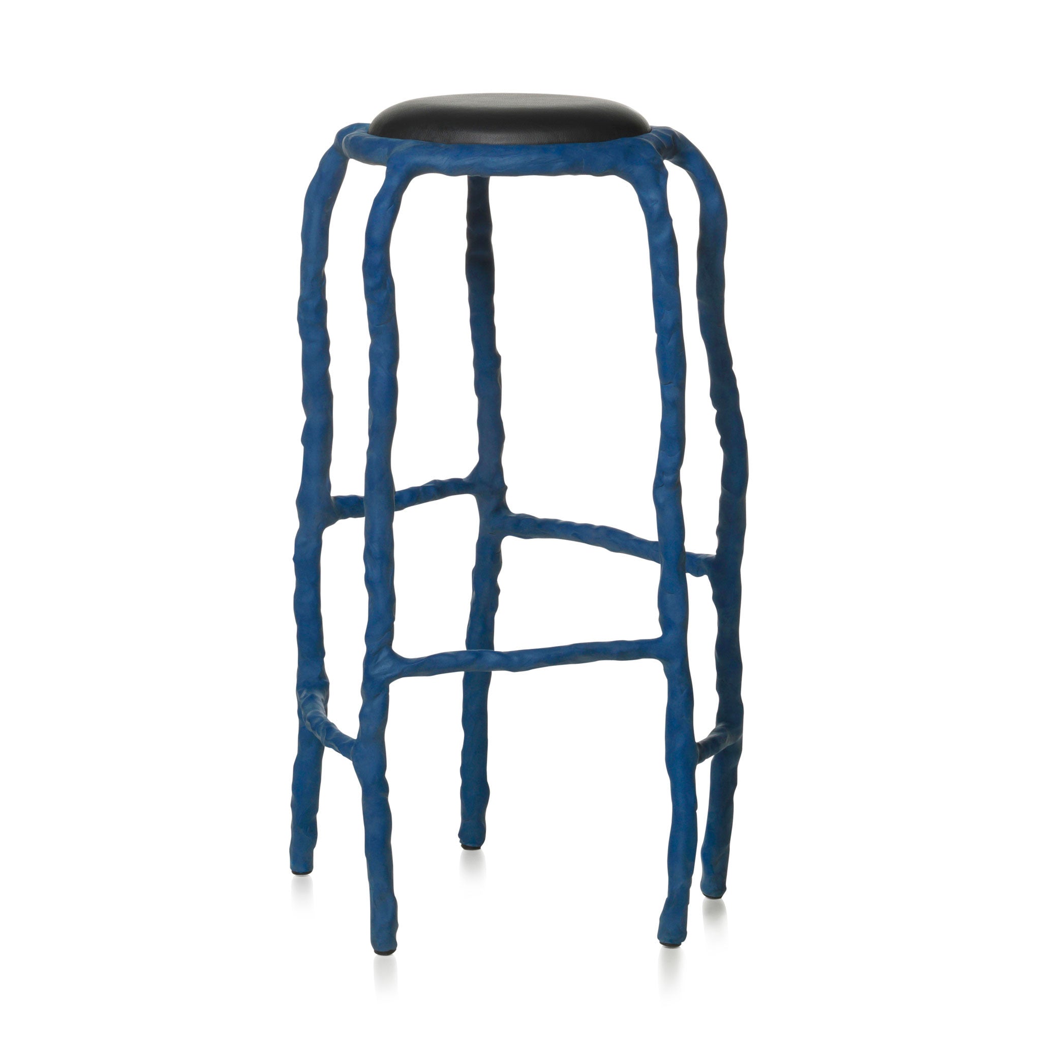 Maarten Baas Plain Clay Bar Stool Blue