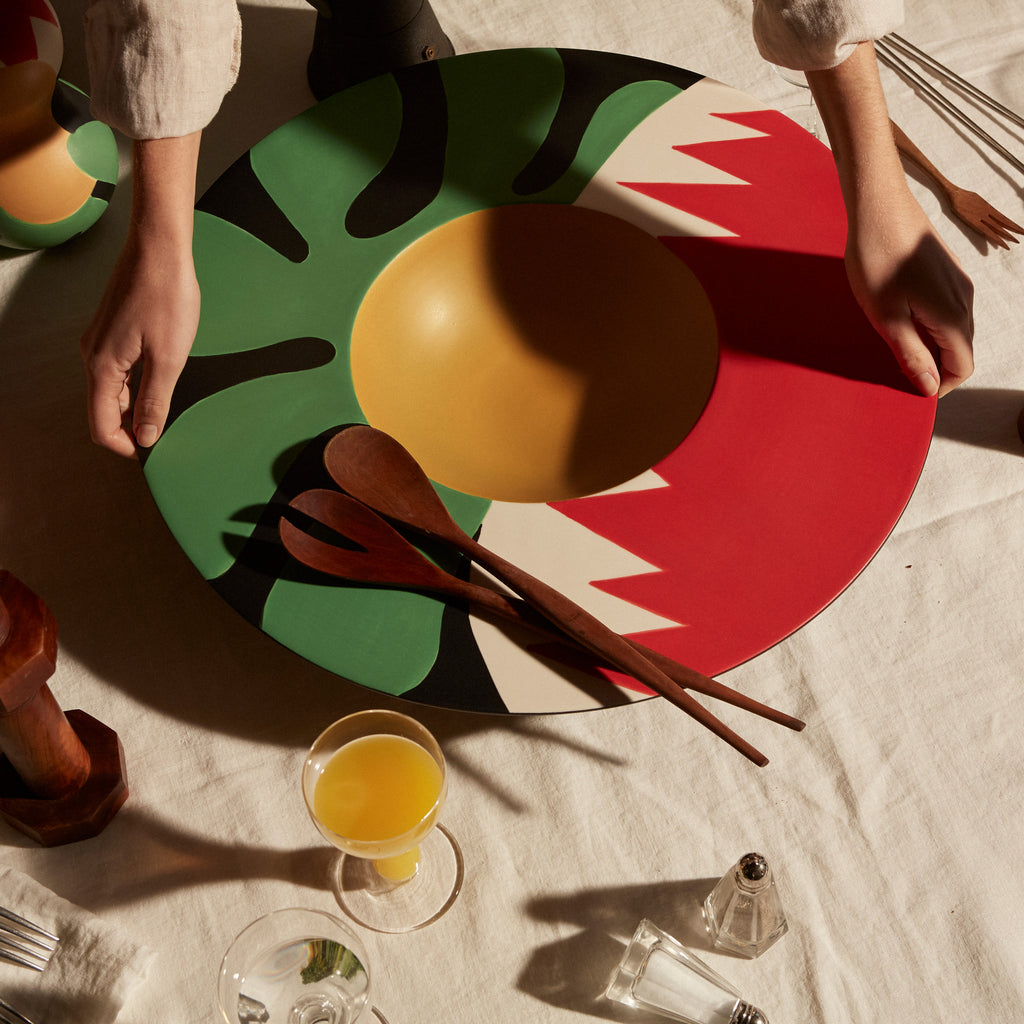Maison Matisse La Musique - Harmonie Large Serving Bowl Table Scene