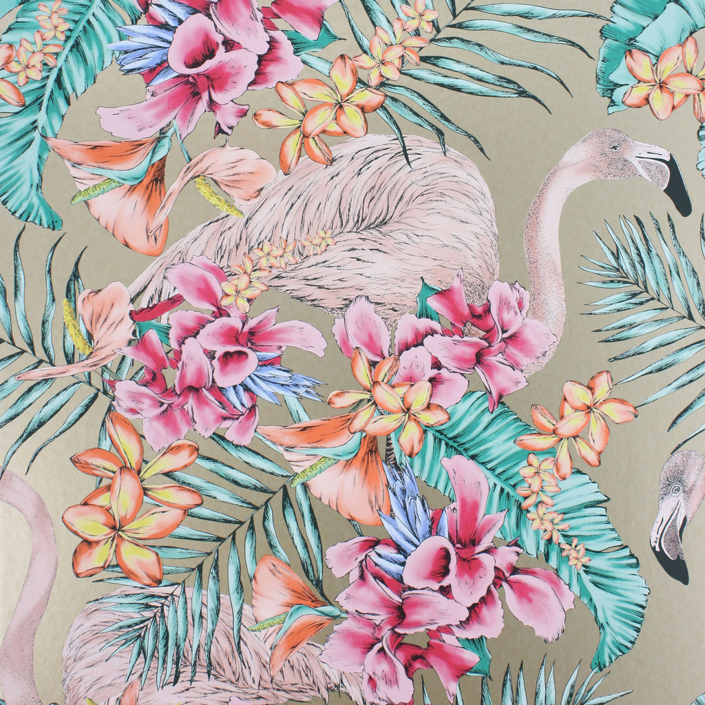 Flamingo Club Wallpaper W6800-07