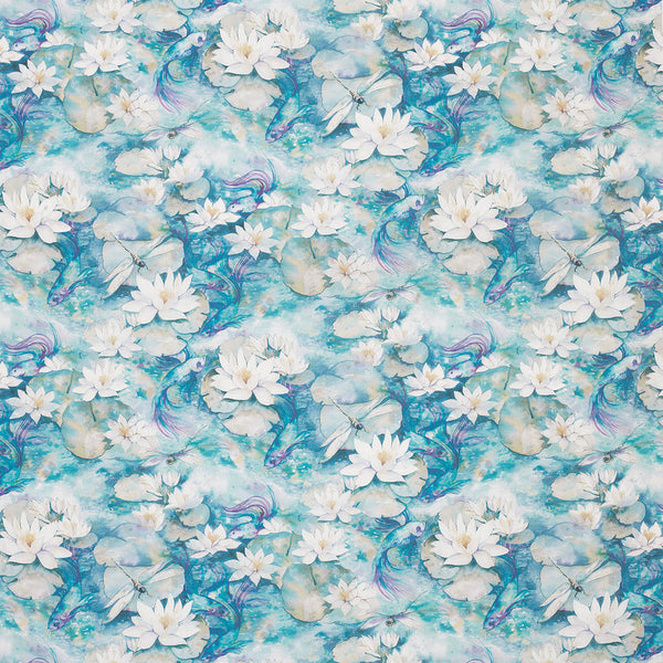 Matthew Williamson 'Water Lily' Fabric F7131-01
