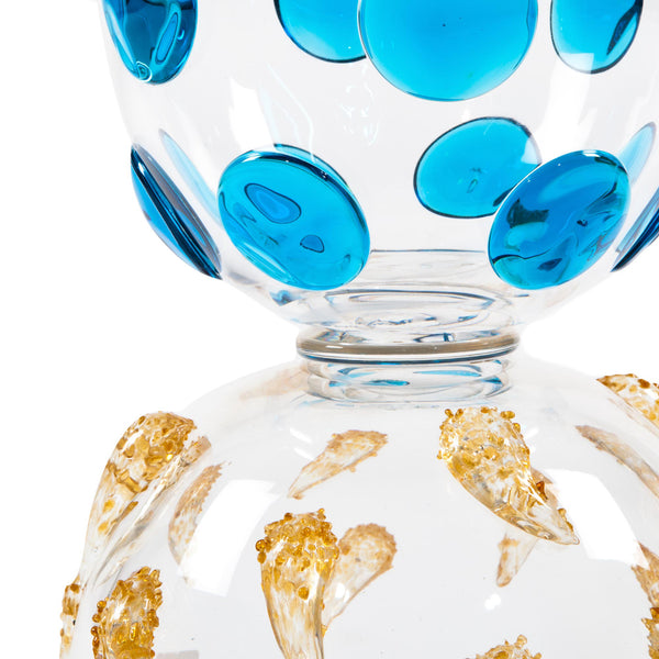 Alcor Glass Vase by Ettore Sottsass - Memphis Milano