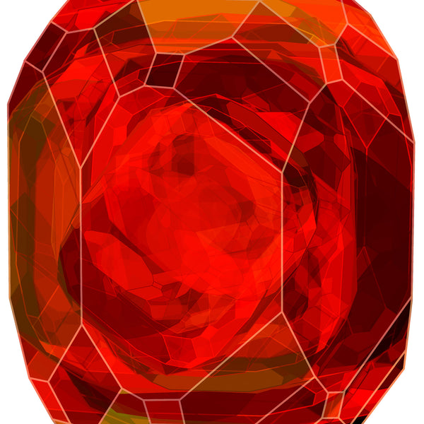 Moooi Carpets Crystal Rug - Red by Ingimar Einarsson Detail