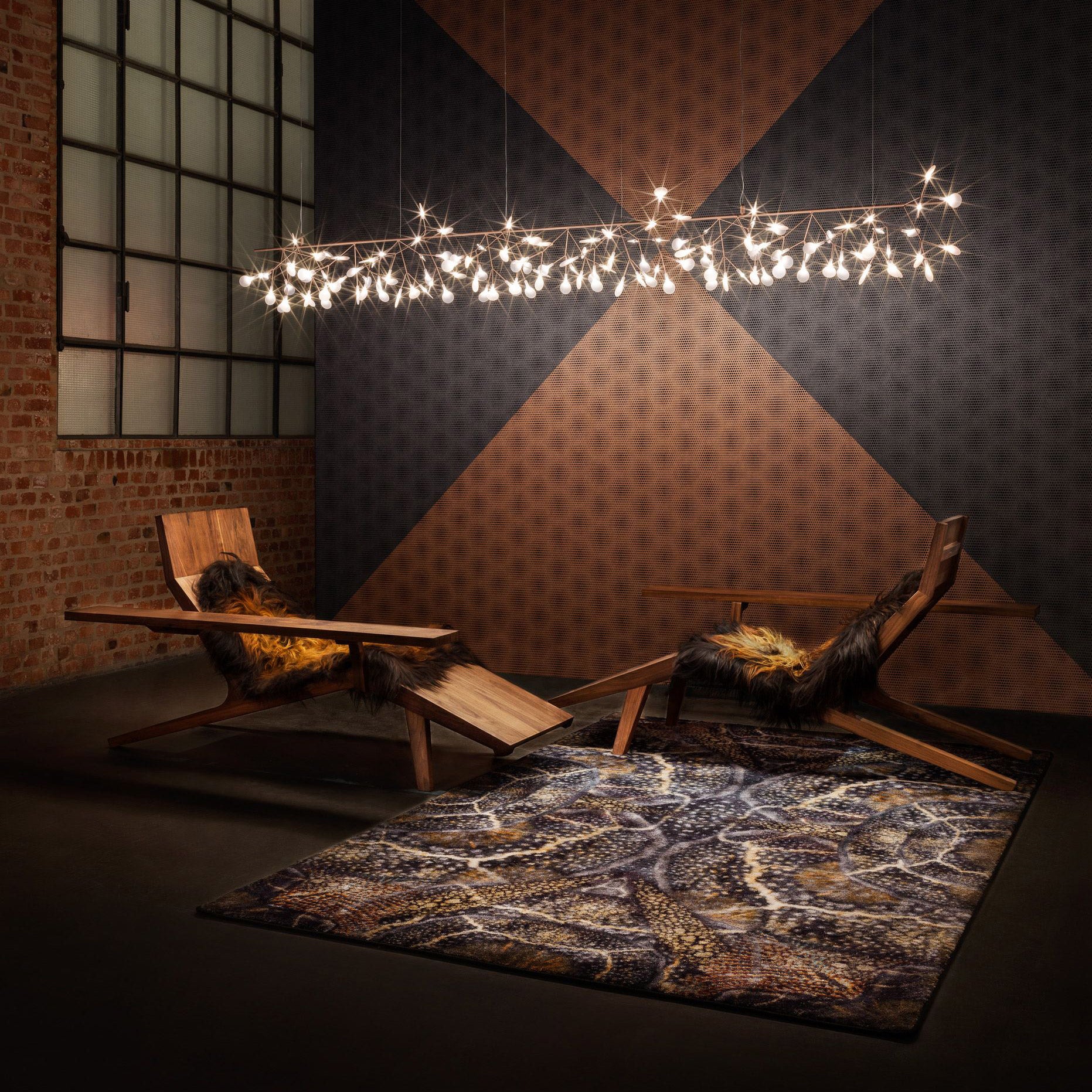 Moooi Carpets Extinct Animals / Blooming Seadragon Rug Roomset