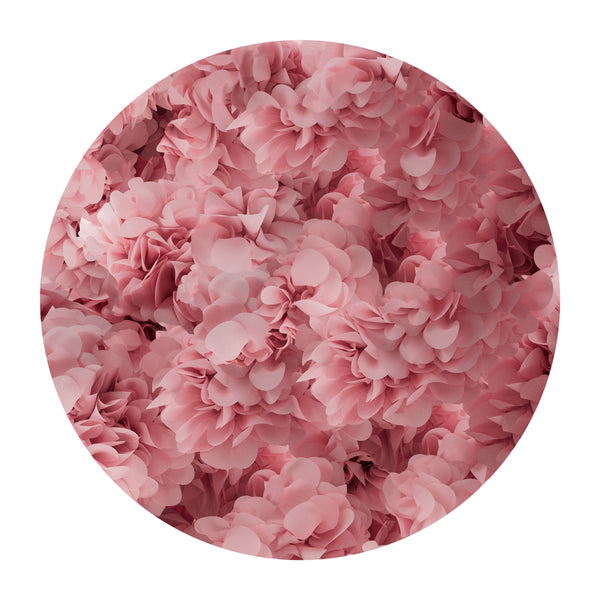 Hortensia Pink Round Rug