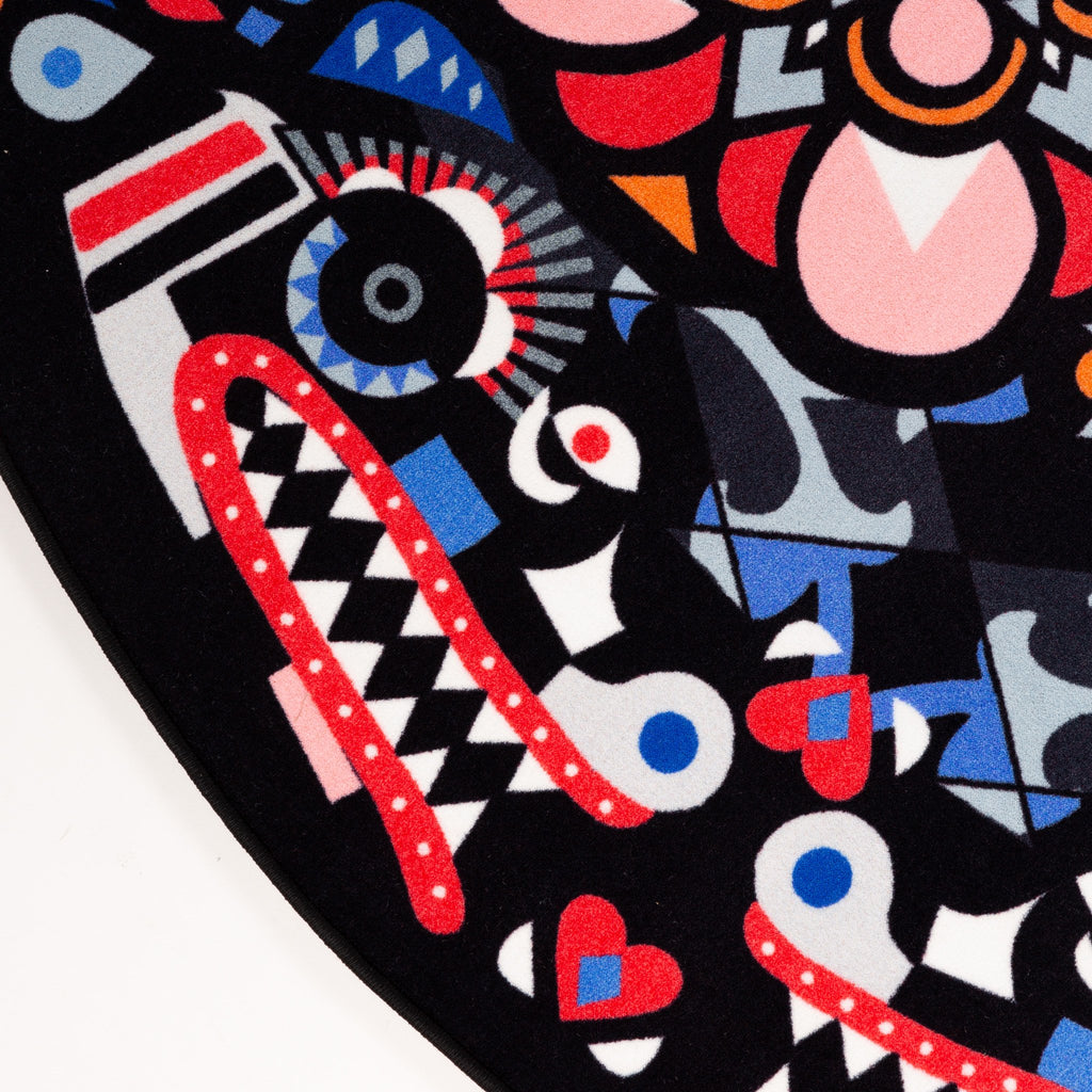 Moooi Carpets 'Monster' Rug by Marcel Wanders Detail Mouth