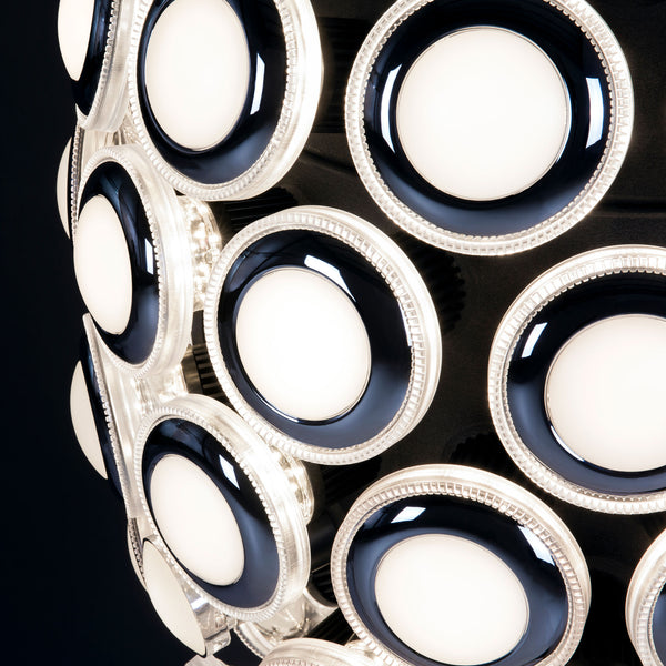 Moooi Iconic Eyes 161 Pendant Light Detail Lights On 