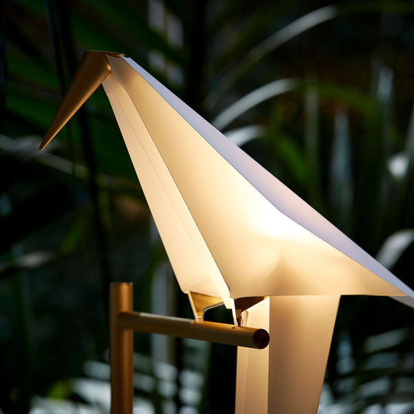 Moooi Perch Light Floor Lamp by Umut Yamac Light On Detail